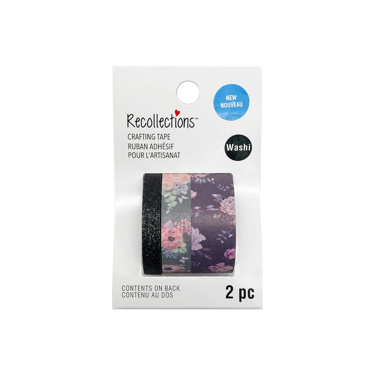 Dark Floral Washi Tape Set by Recollections&#x2122;